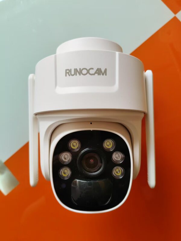 RUNOCAM 4G LTE Cellular Security Camera, Solar-Powered No WiFi Needed Wireless Outdoor Security Camera with PIR Motion Sensor, 355° Live View, 2K HD Night Vision, Remote Access, 2-Way Audio, Built-in SIM Card